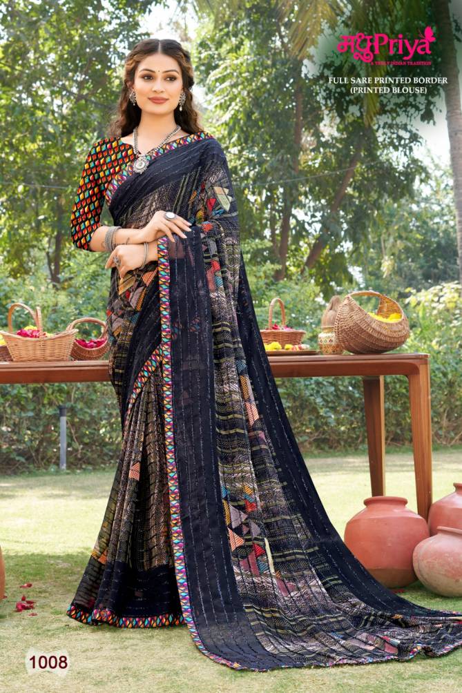 Fulmati By Madhupriya Designer Printed Sarees Wholesale Market In Surat 